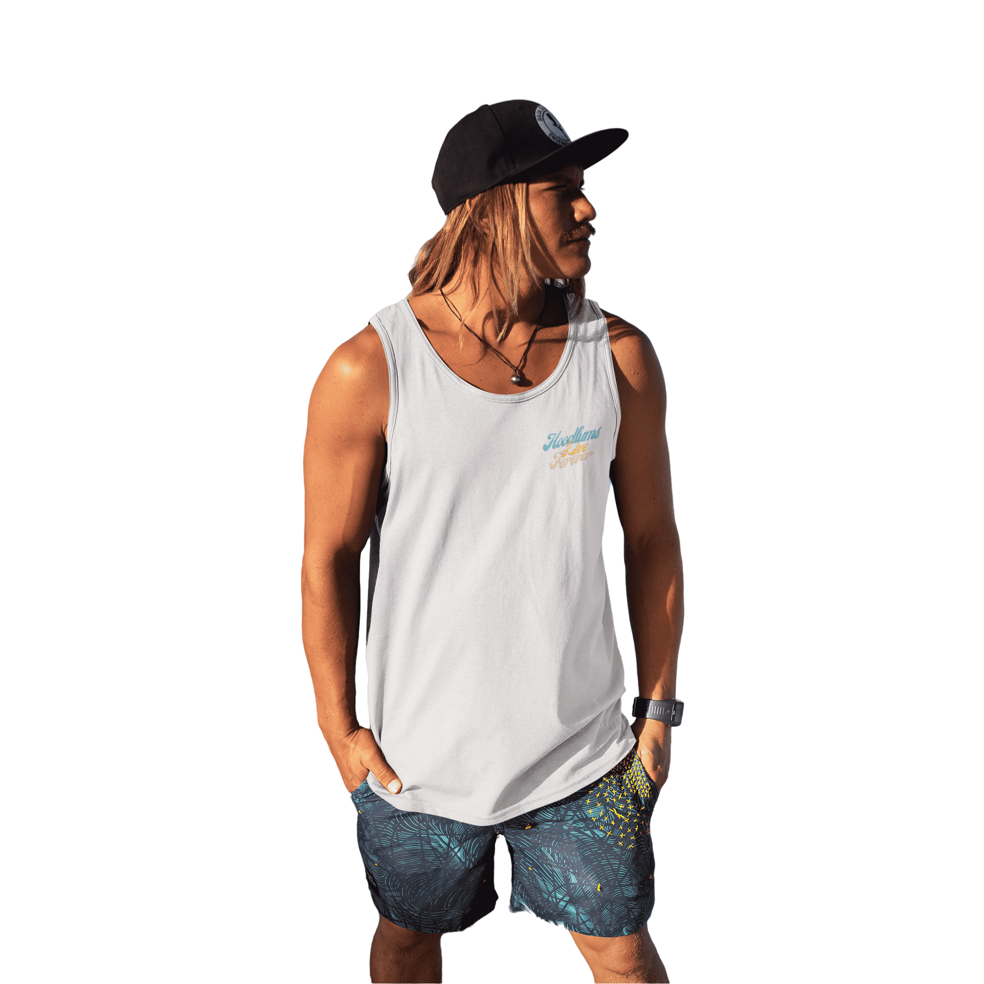 Hoodlums Live Forever Tank - hdlm.brgnd