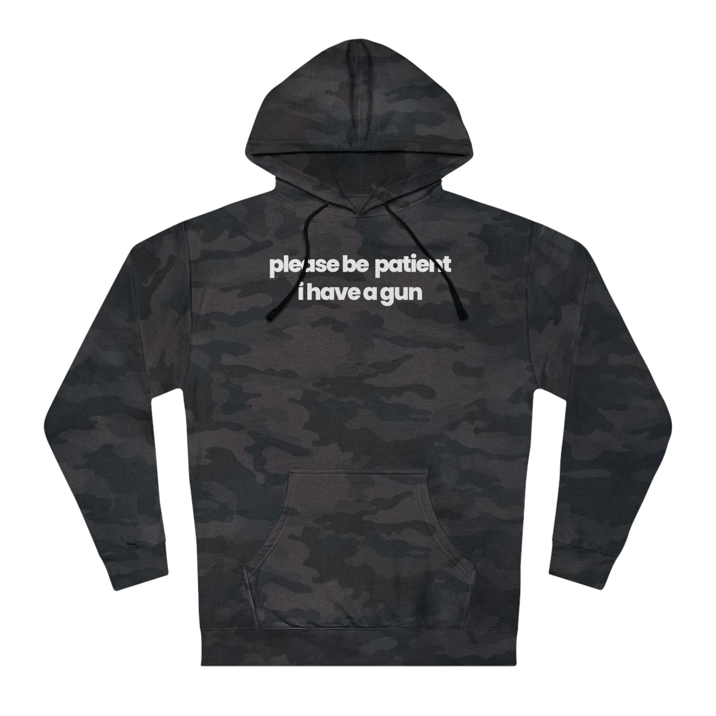 Please Be Patient V1 Hoodie - hdlm.brgnd