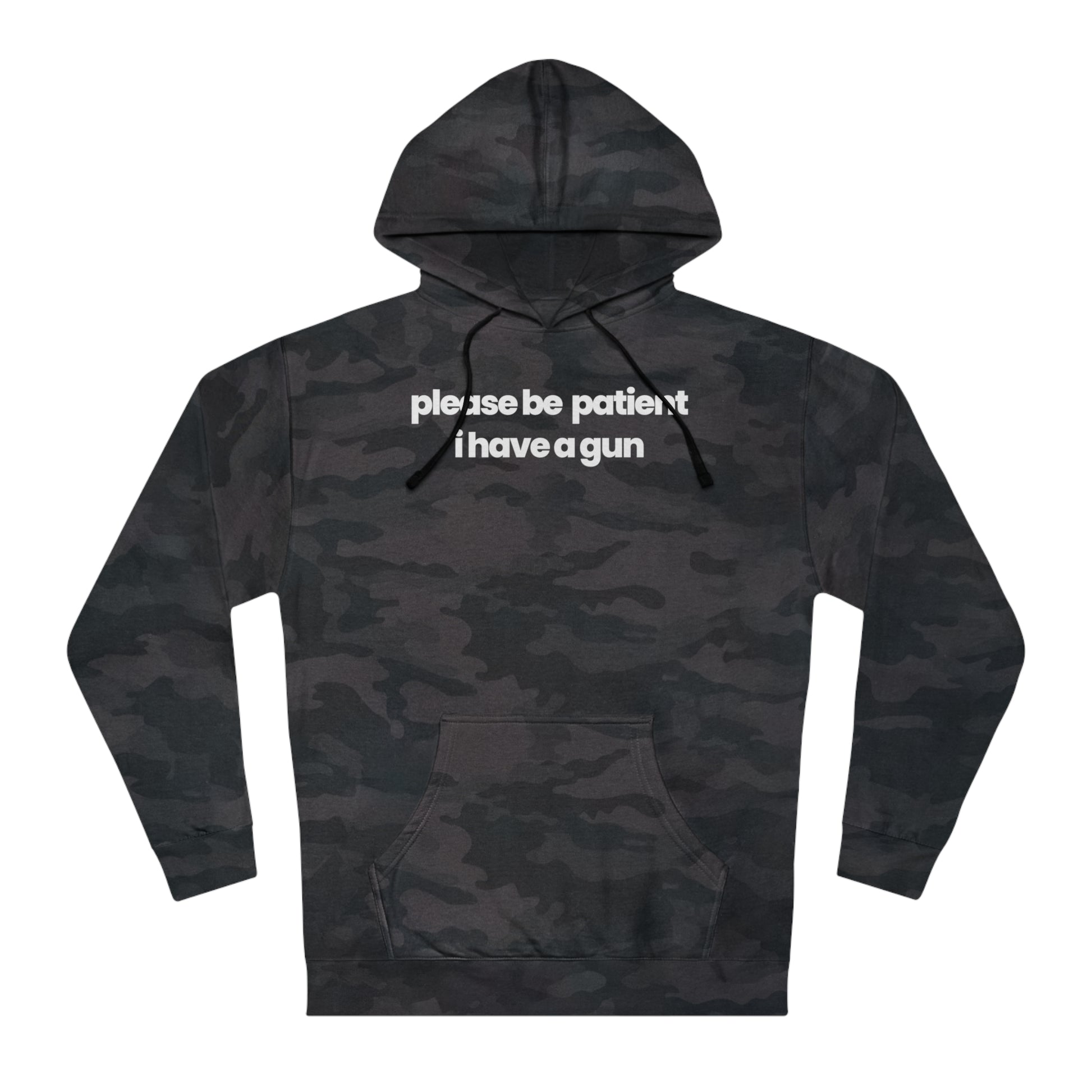 Please Be Patient V1 Hoodie - hdlm.brgnd